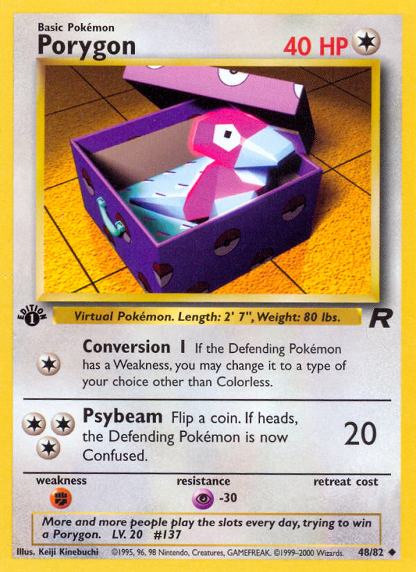 Porygon (48/82) [Team Rocket 1st Edition] | Gamers Paradise