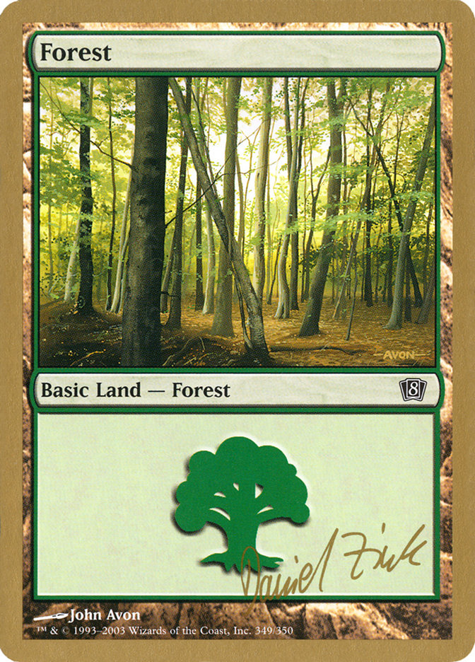 Forest (dz349) (Daniel Zink) [World Championship Decks 2003] | Gamers Paradise