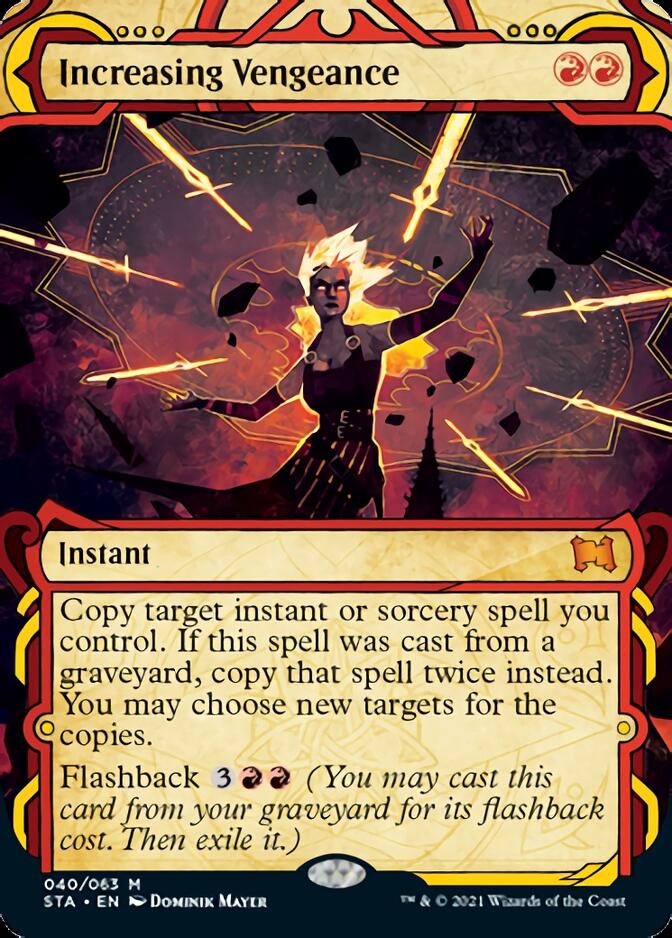 Increasing Vengeance (Foil Etched) [Strixhaven: School of Mages Mystical Archive] | Gamers Paradise