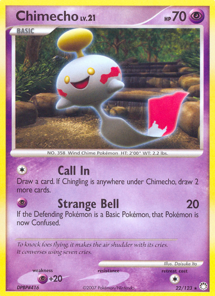 Chimecho (22/123) [Diamond & Pearl: Mysterious Treasures] – Gamers Paradise