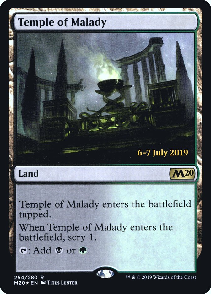 Temple of Malady [Core Set 2020 Prerelease Promos] | Gamers Paradise