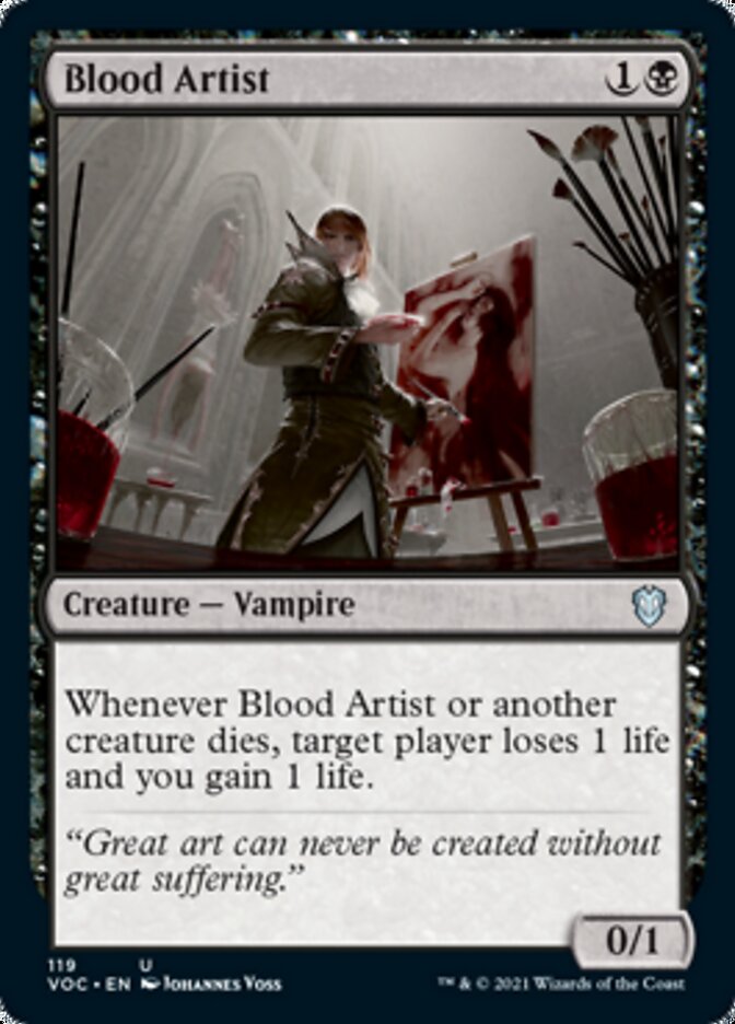 Blood Artist [Innistrad: Crimson Vow Commander] | Gamers Paradise