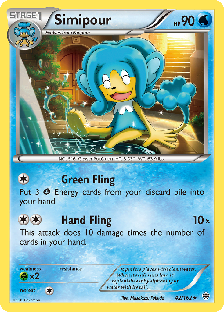 Simipour (42/162) [XY: BREAKthrough] | Gamers Paradise