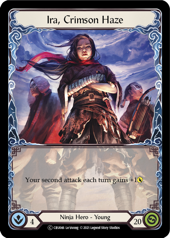 Ira, Crimson Haze [U-CRU046-RF] Unlimited Rainbow Foil | Gamers Paradise