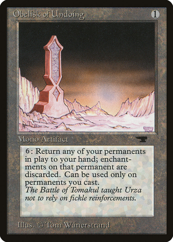 Obelisk of Undoing [Antiquities] | Gamers Paradise