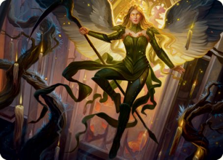 Sigarda, Champion of Light Art Card [Innistrad: Midnight Hunt Art Series] | Gamers Paradise