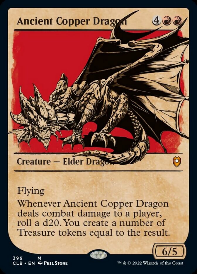 Ancient Copper Dragon (Showcase) [Commander Legends: Battle for Baldur's Gate] | Gamers Paradise