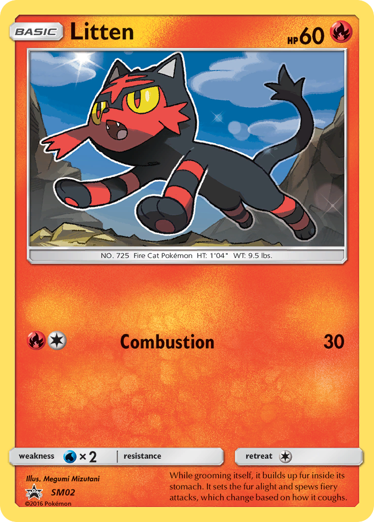 Litten (SM02) [Sun & Moon: Black Star Promos] | Gamers Paradise