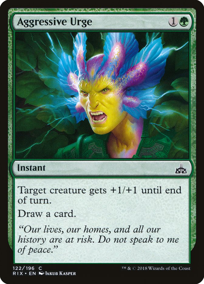 Aggressive Urge [Rivals of Ixalan] | Gamers Paradise