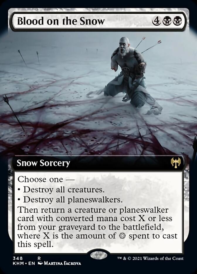 Blood on the Snow (Extended Art) [Kaldheim] | Gamers Paradise