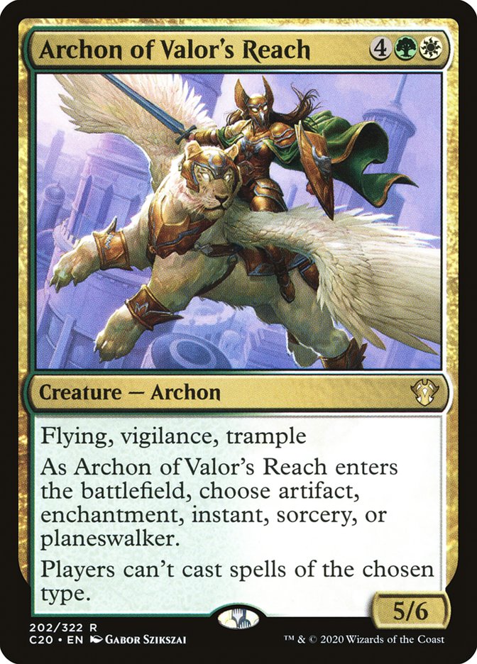Archon of Valor's Reach [Commander 2020] | Gamers Paradise