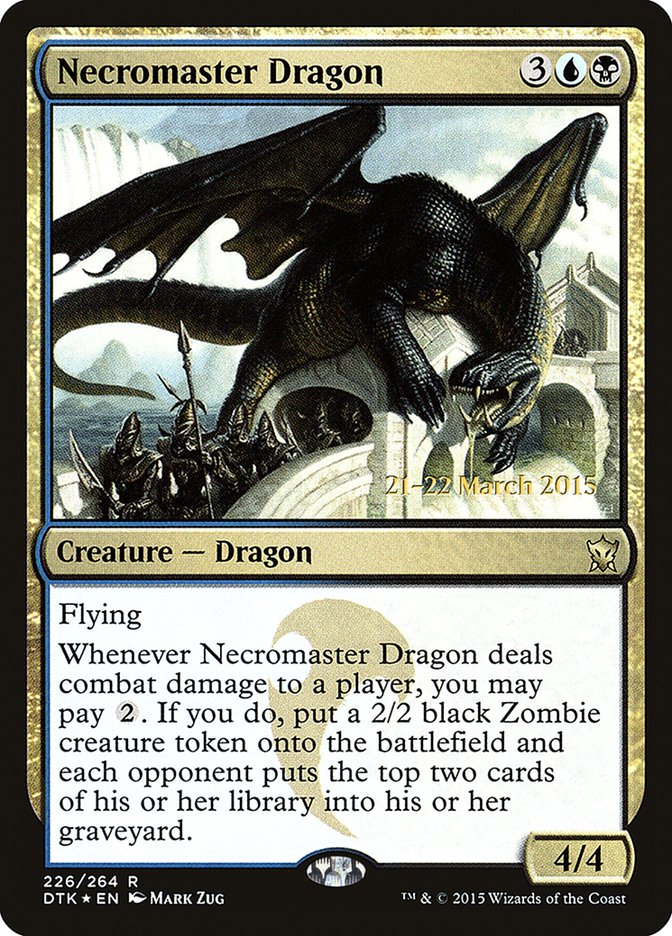 Necromaster Dragon [Dragons of Tarkir Prerelease Promos] | Gamers Paradise