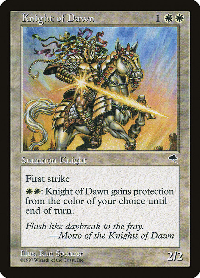 Knight of Dawn [Tempest] | Gamers Paradise