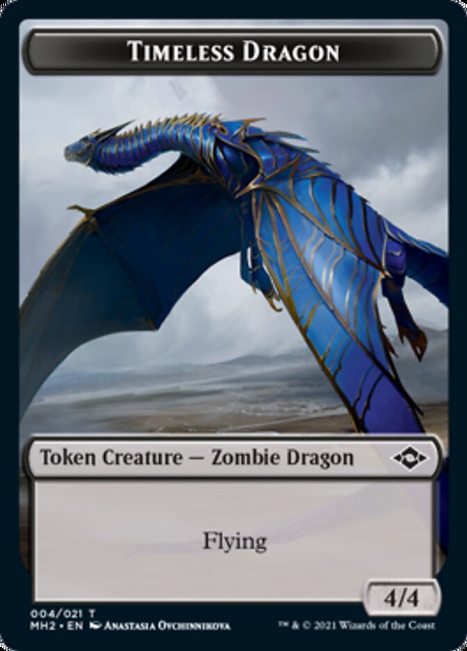 Food (18) // Timeless Dragon Double-Sided Token [Modern Horizons 2 Tokens] | Gamers Paradise