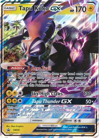 Tapu Koko GX (SM50) (Jumbo Card) [Sun & Moon: Black Star Promos] | Gamers Paradise