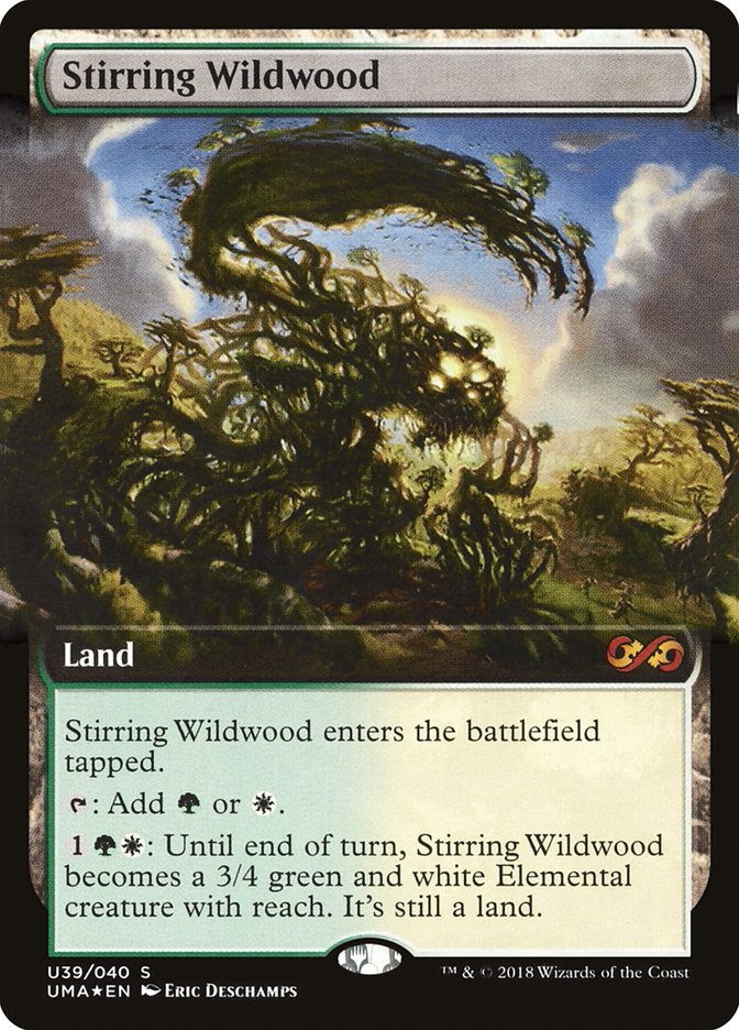 Stirring Wildwood (Topper) [Ultimate Masters Box Topper] | Gamers Paradise