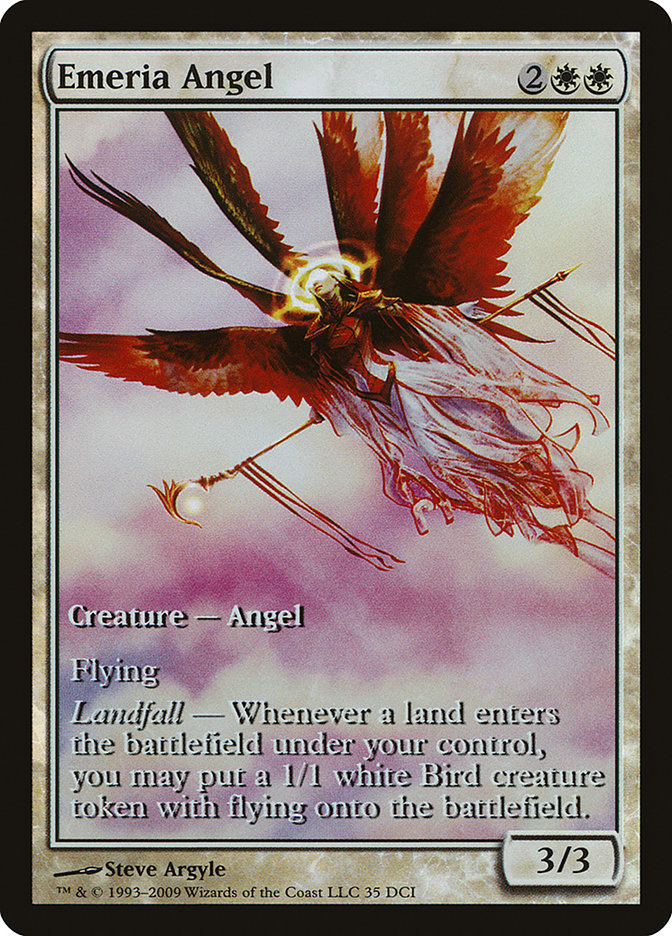 Emeria Angel (Game Day) (Extended Art) [Zendikar Promos] | Gamers Paradise