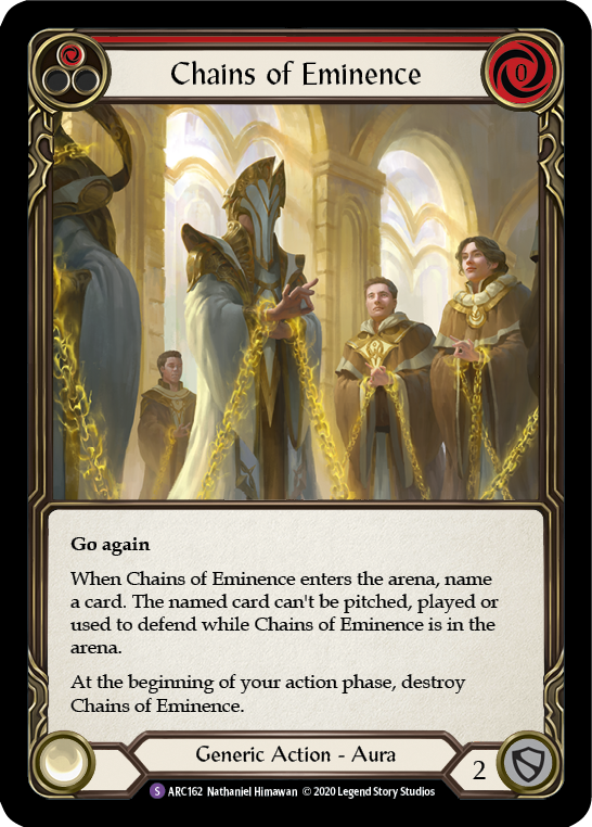 Chains of Eminence [U-ARC162] Unlimited Rainbow Foil | Gamers Paradise