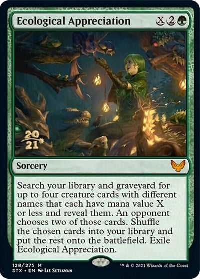 Ecological Appreciation [Strixhaven: School of Mages Prerelease Promos] | Gamers Paradise