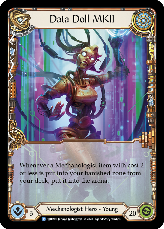 Data Doll MKII [CRU099] 1st Edition Rainbow Foil | Gamers Paradise