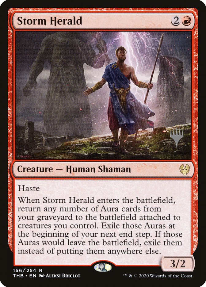 Storm Herald (Promo Pack) [Theros Beyond Death Promos] | Gamers Paradise