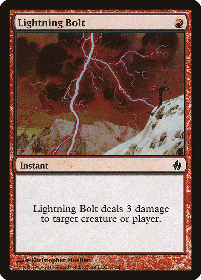 Lightning Bolt [Premium Deck Series: Fire and Lightning] | Gamers Paradise
