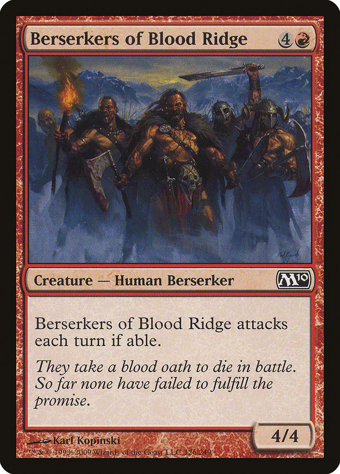 Berserkers of Blood Ridge [Magic 2010] | Gamers Paradise