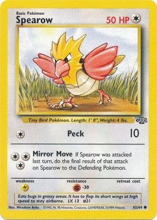 Spearow (62/64) [Jungle Unlimited] | Gamers Paradise