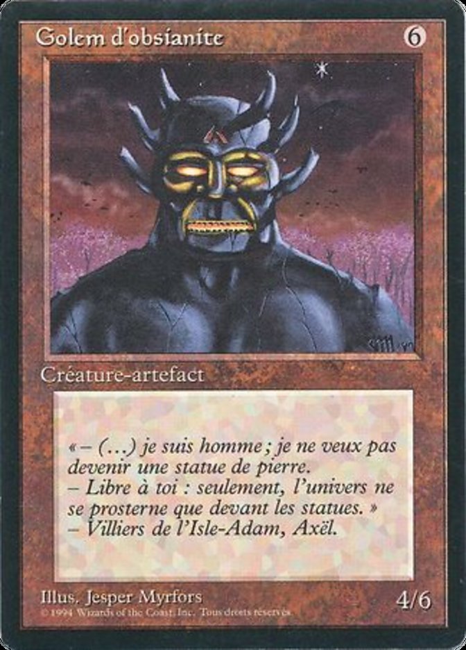 Obsianus Golem [Foreign Black Border] | Gamers Paradise