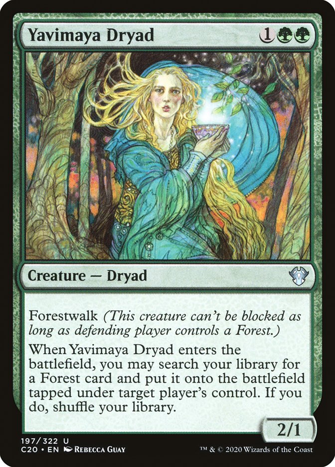 Yavimaya Dryad [Commander 2020] | Gamers Paradise