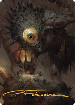 Nothic Art Card (Gold-Stamped Signature) [Commander Legends: Battle for Baldur's Gate Art Series] | Gamers Paradise