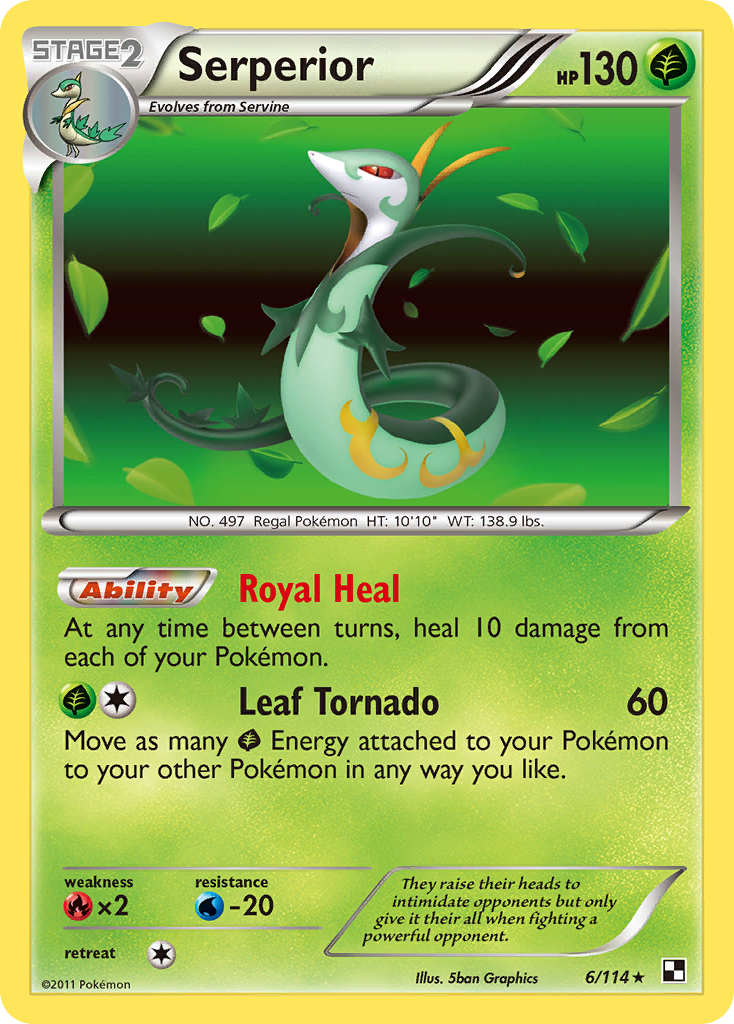 Serperior (6/114) [Black & White: Base Set] | Gamers Paradise