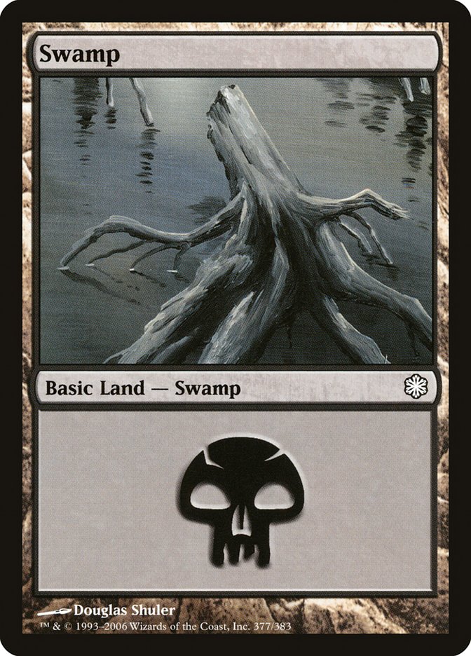Swamp (377) [Coldsnap Theme Decks] | Gamers Paradise