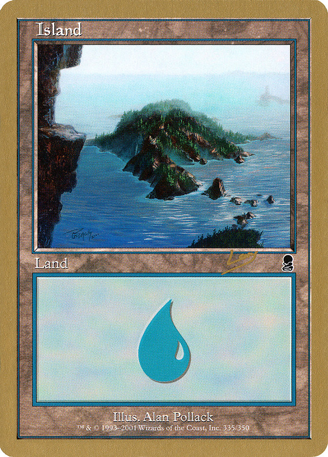 Island (rl335) (Raphael Levy) [World Championship Decks 2002] | Gamers Paradise