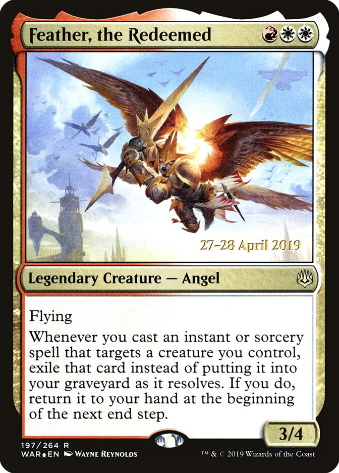 Feather, the Redeemed [War of the Spark Prerelease Promos] | Gamers Paradise