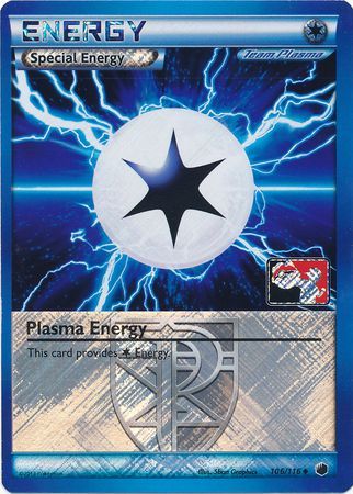 Plasma Energy (106/116) (Play Pokemon Promo) [Black & White: Plasma Freeze] | Gamers Paradise