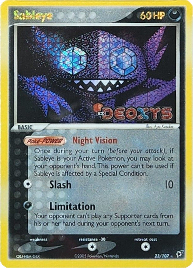 Sableye (23/107) (Stamped) [EX: Deoxys] | Gamers Paradise