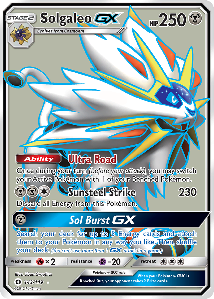 Solgaleo GX (143/149) [Sun & Moon: Base Set] | Gamers Paradise