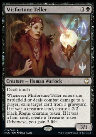 Misfortune Teller (Promo Pack) [Streets of New Capenna Commander Promos] | Gamers Paradise