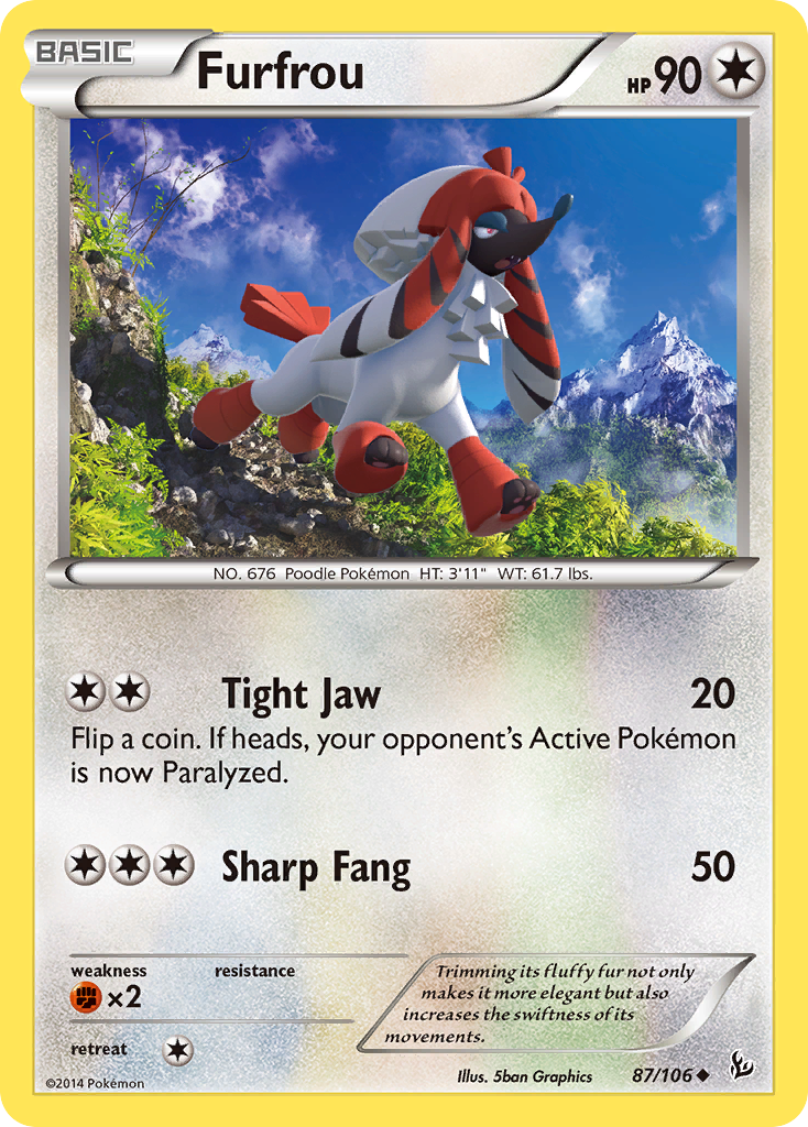 Furfrou (87/106) [XY: Flashfire] | Gamers Paradise