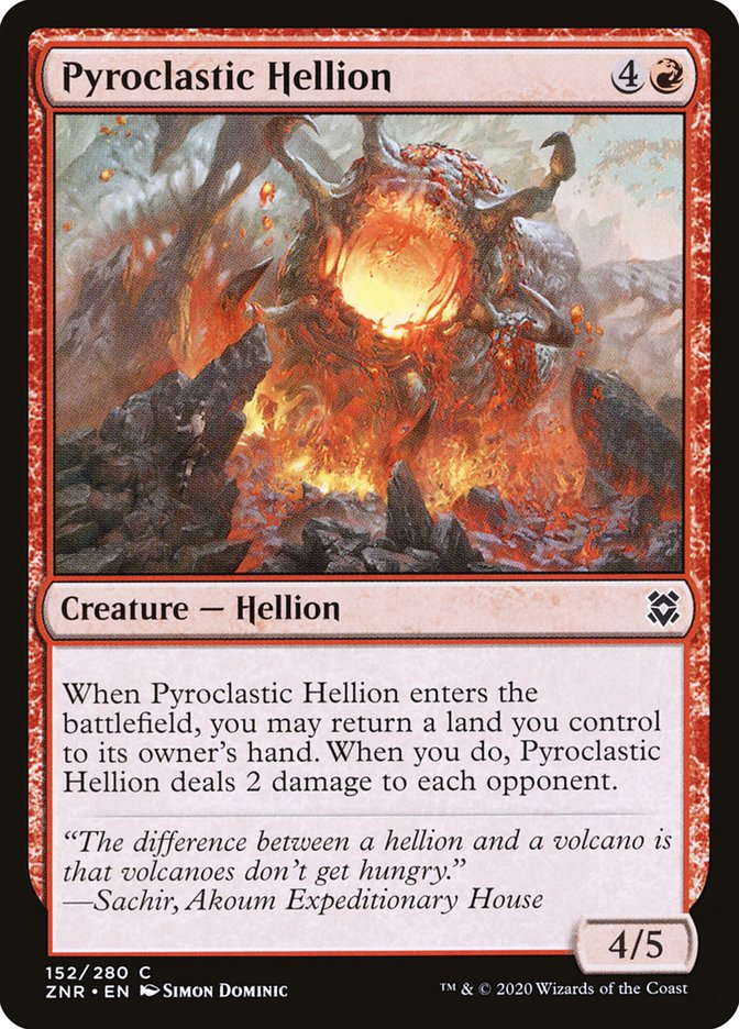Pyroclastic Hellion [Zendikar Rising] | Gamers Paradise