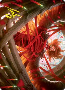 Sigarda's Imprisonment Art Card (Gold-Stamped Signature) [Innistrad: Crimson Vow Art Series] | Gamers Paradise