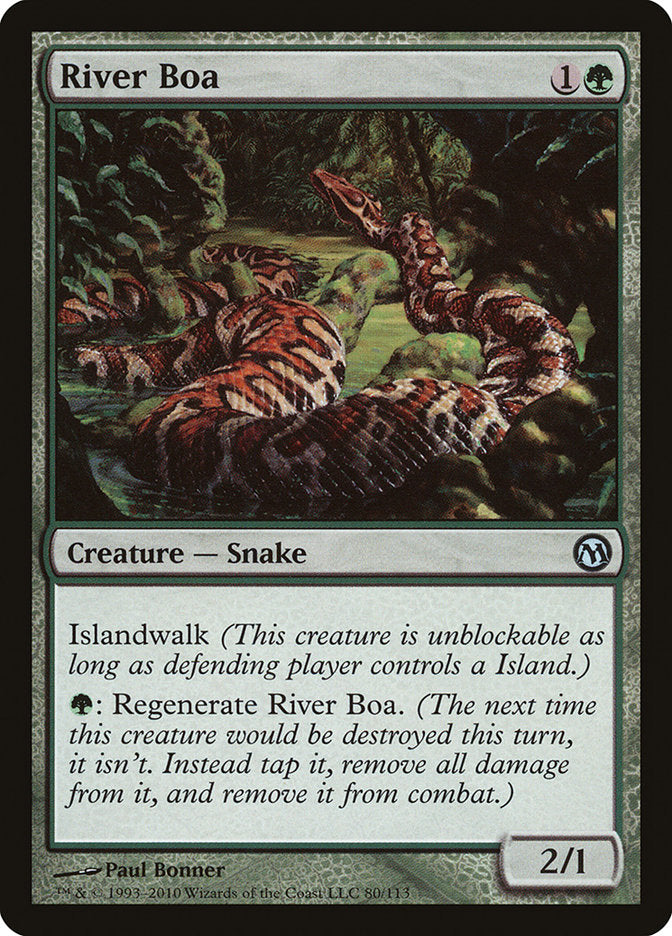 River Boa [Duels of the Planeswalkers] | Gamers Paradise