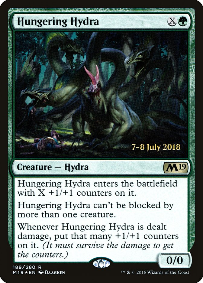 Hungering Hydra [Core Set 2019 Prerelease Promos] | Gamers Paradise