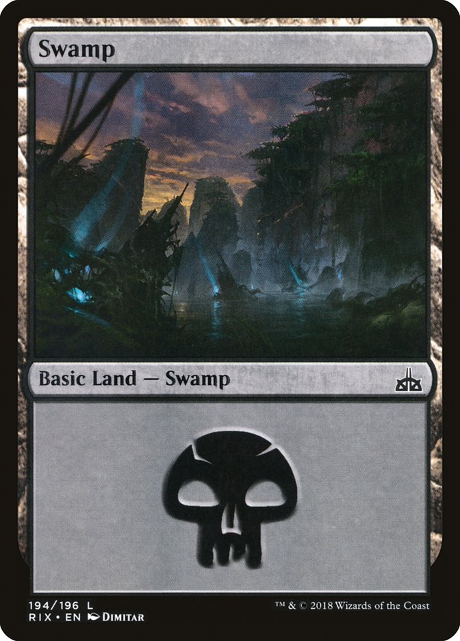 Swamp (194) [Rivals of Ixalan] | Gamers Paradise