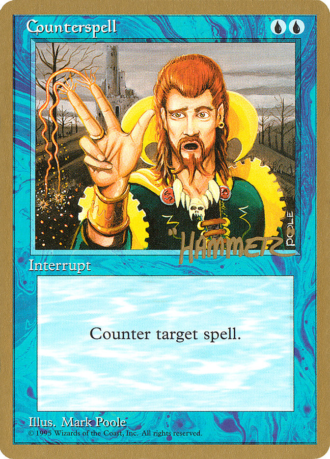 Counterspell (Shawn "Hammer" Regnier) [Pro Tour Collector Set] | Gamers Paradise
