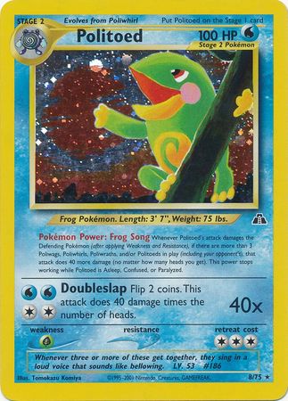 Politoed (8/75) [Neo Discovery Unlimited] | Gamers Paradise