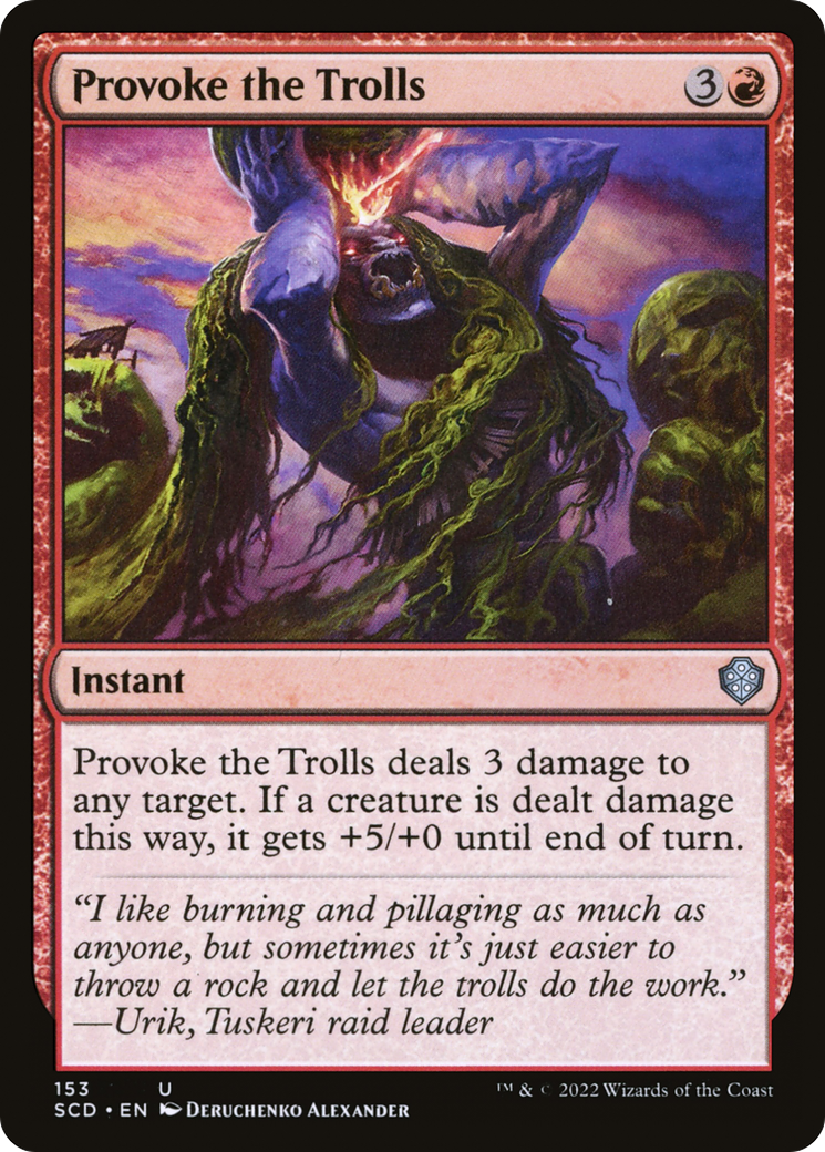 Provoke the Trolls [Starter Commander Decks] | Gamers Paradise