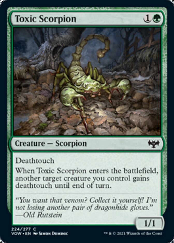 Toxic Scorpion [Innistrad: Crimson Vow] | Gamers Paradise