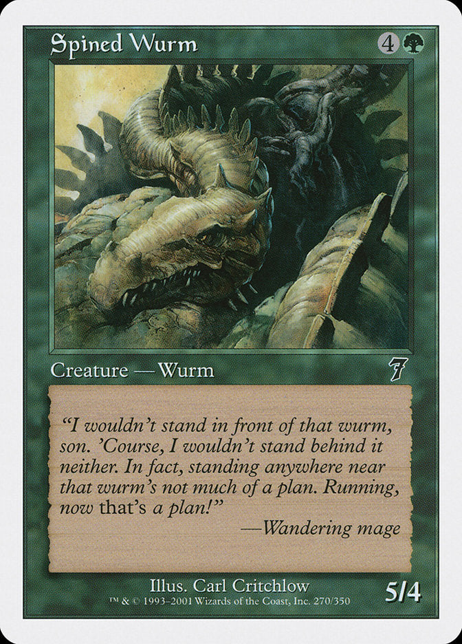 Spined Wurm [Seventh Edition] | Gamers Paradise
